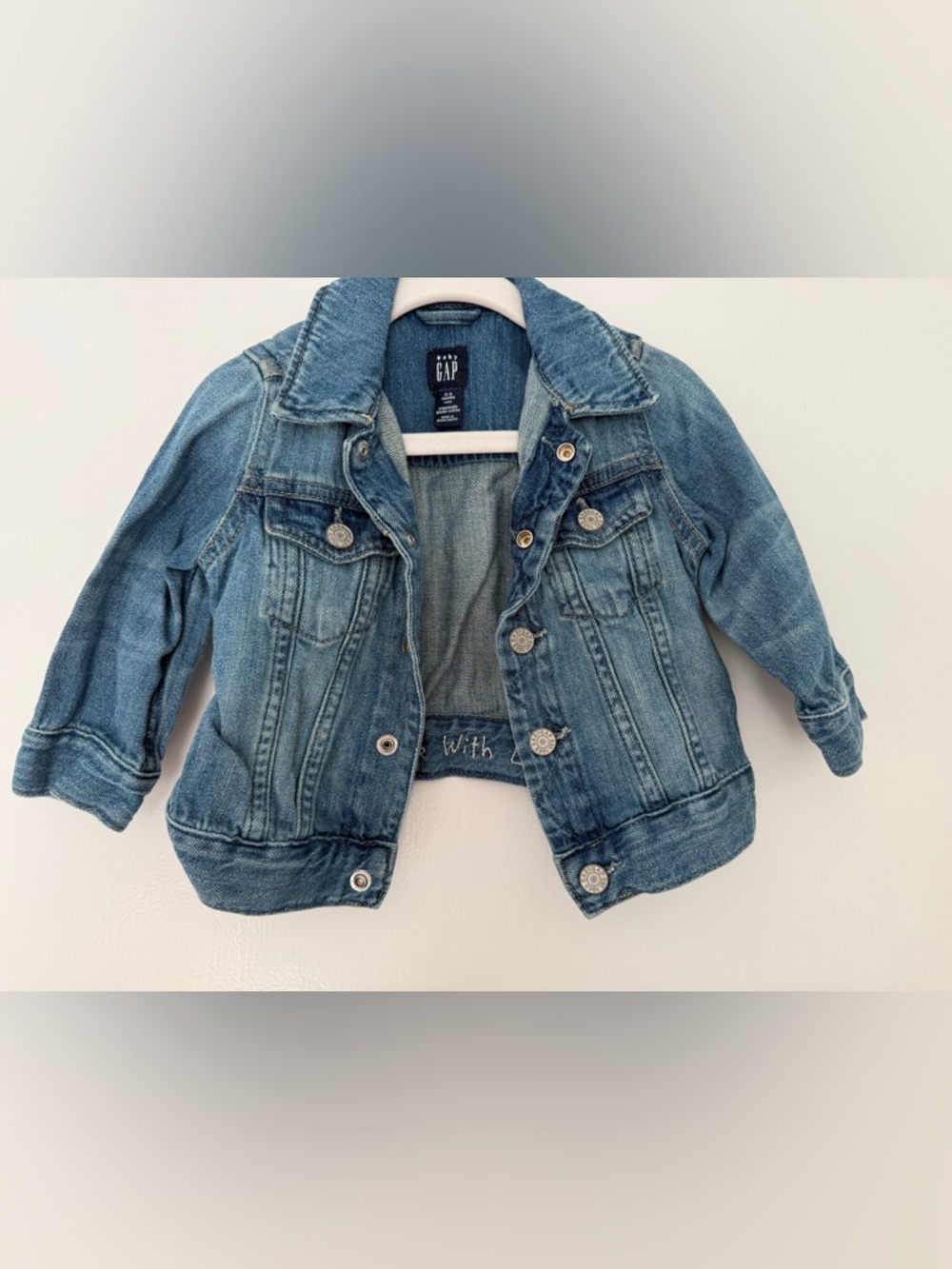 Baby GAP Blue Denim Jacket size 0-6m
